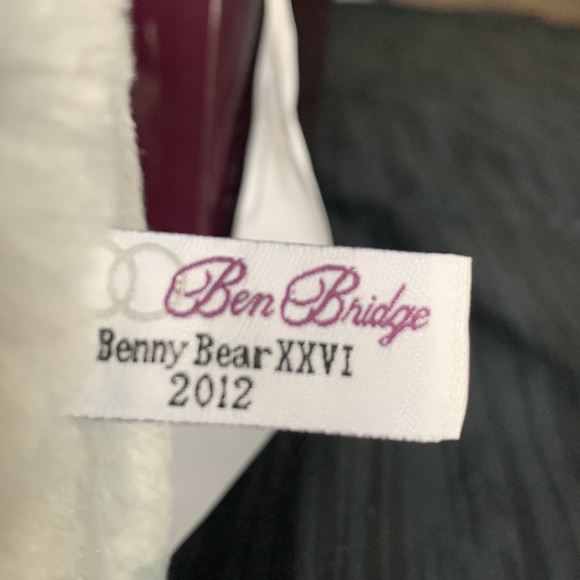 NWT Ben Bridge 2012 Plush Benny Bear - Picture 5 of 6